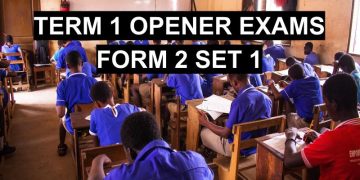 FORM 2 EXAMS SET 1