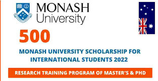Monash University Scholarships For International Students 2022